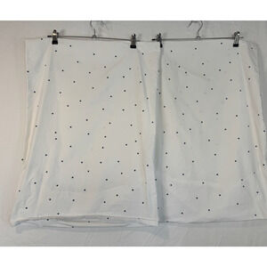 Brooklinen Standard Pillowcase Set Pair Pillow Cover Case Black White Polka Dots